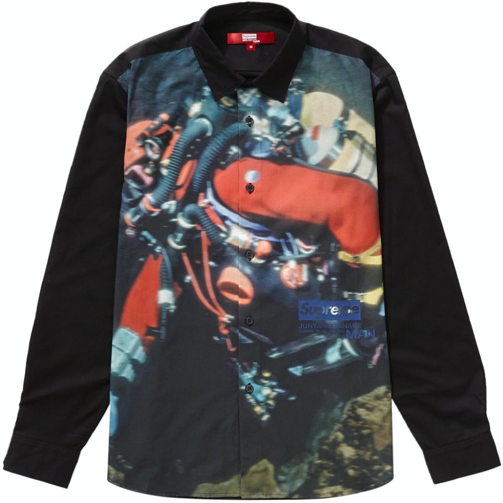 Supreme JUNYA WATANABE CDG MAN Nature Shirt Black Size M NWT
